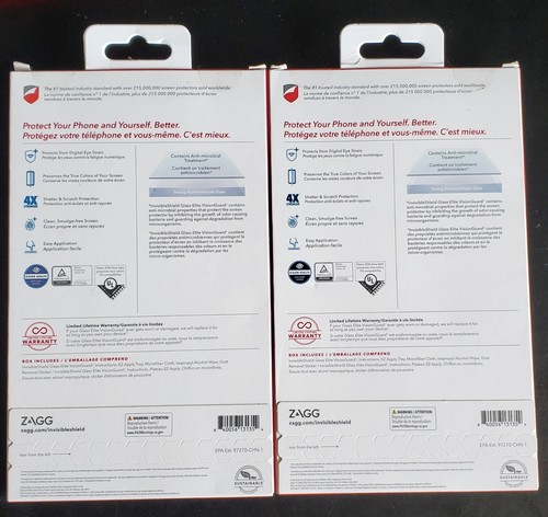 2x Invisible Shield Glass Elite Visionguard iPhone 12 Pro Max Screen Projects.. - Picture 3 of 3