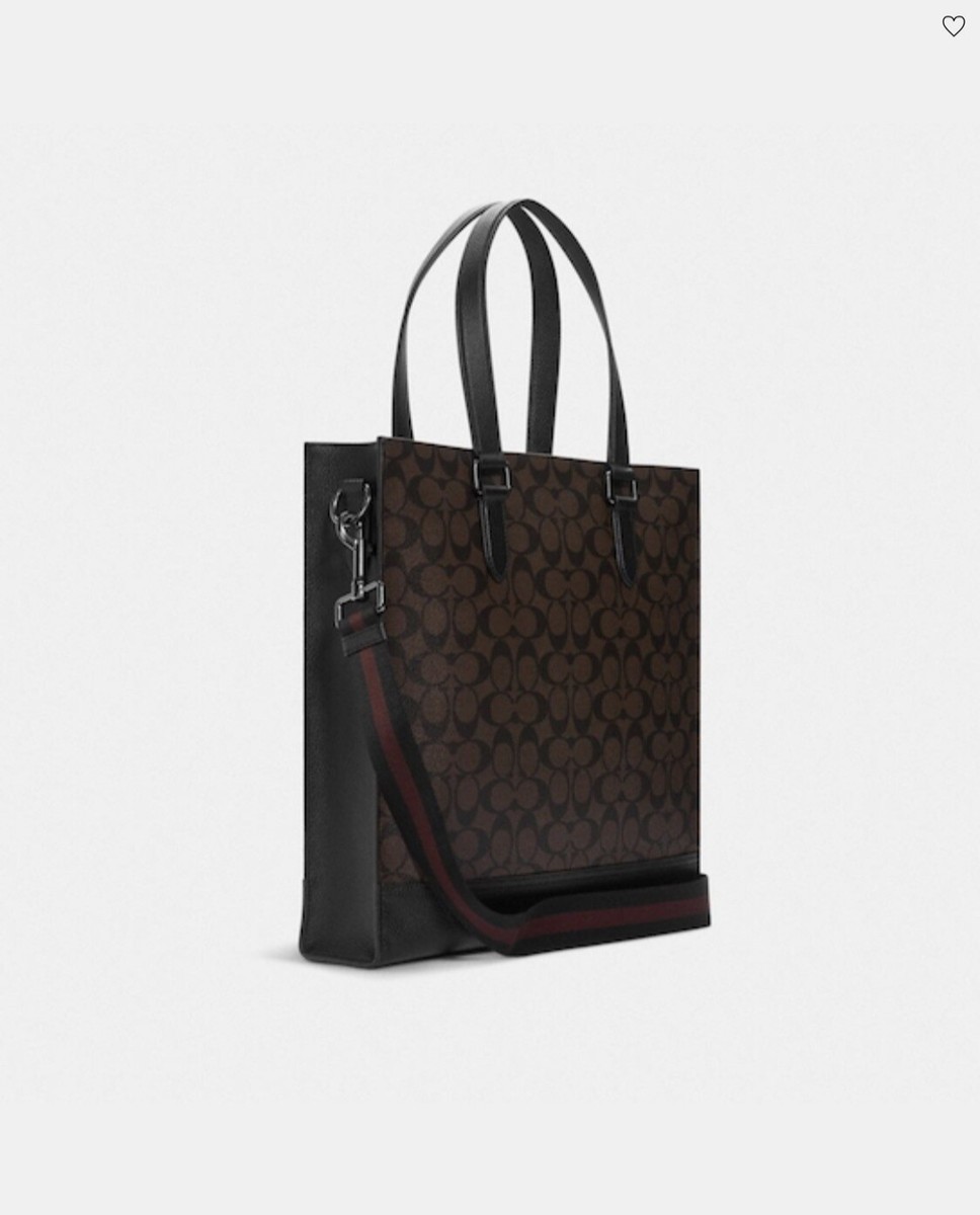 New Coach Graham Structured Tote In Signature Canvas With Souvenir