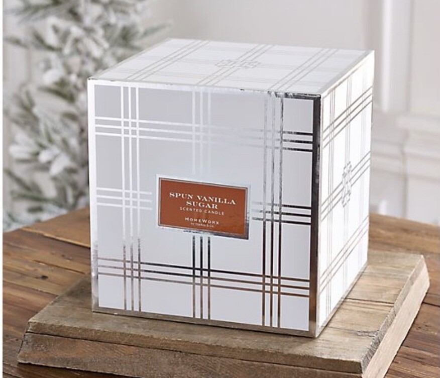 HomeWorx by Slatkin & Co. 80 oz Spun Vanilla Sugar Luxe 5Wick Candle