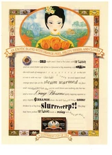 Celestial Seasonings Tea Mandarin Orange Spice Vintage 1988 Print Advertisement