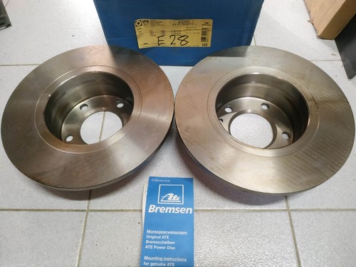 BMW E28 brake discs(2) rotors front 284x12 NEW NOS OEM 34111151632 34111163133 - Picture 6 of 7