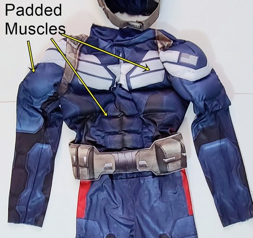 Captain America Winter Soldier Kids Costume Dress Up Halloween Party Cosplay - Picture 3 of 9