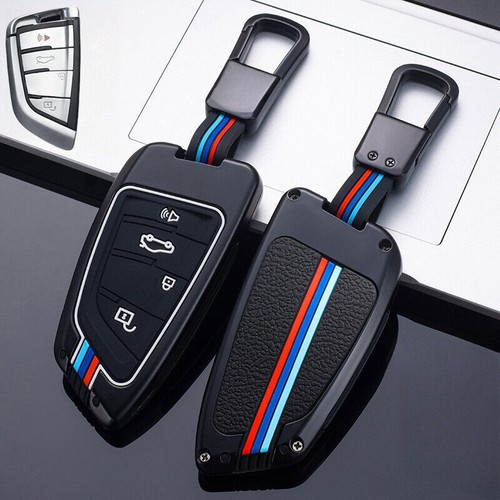 Alloy Silicone Car Key Fob Case Cover For BMW 2 3 4 5 6 X1 X2 X3 X4 X5 X6 X7 M5 - Picture 3 of 14