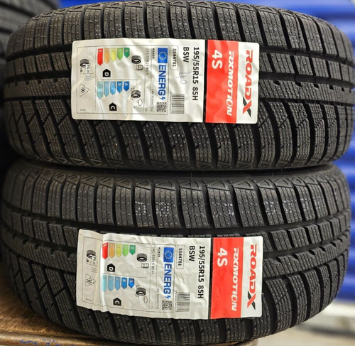 2X NEU ROADX/DYNAMO 4S 195/55 R15 85H GANZJAHRESSCHNEE 195 55 15 1955515 M&S - Bild 1 von 5