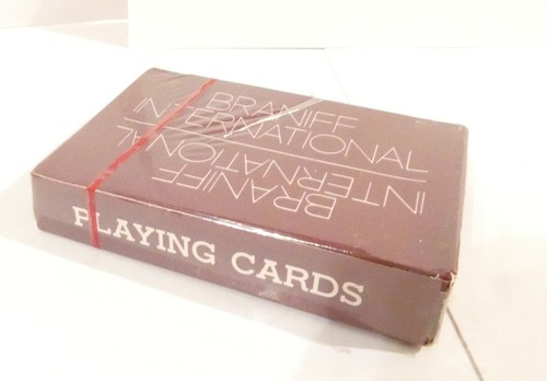 BRANIFF INTERNATIONAL AIRLINES VINTAGE PLAYING CARDS SEALED DECK - Picture 2 of 4