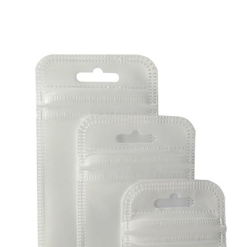 100/200 Sacchetti QuickQlick QuickQlick in plastica poli per finestra bianchi e trasparenti per strumenti di bellezza - Foto 5 di 15