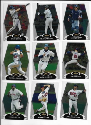 2008 Topps Finest PICK-A-CARD Chipper Utley Ortiz Glavine Konerko Pujols Helton  - Picture 15 of 56