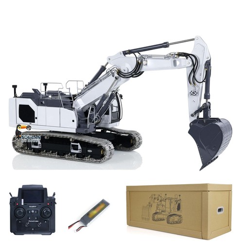 1:14 LESU LR945 RC Hydraulic 3 Arms Metal Excavator RTR Remote Control Digger - Picture 5 of 12
