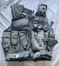 YAKEDA  grey Tactical Vest New