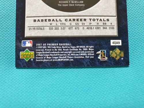 2007 UD PREMIER GREG MADDUX 21/25 AUTO PREEMINENCE AUTOGRAPH A2 - Picture 6 of 7