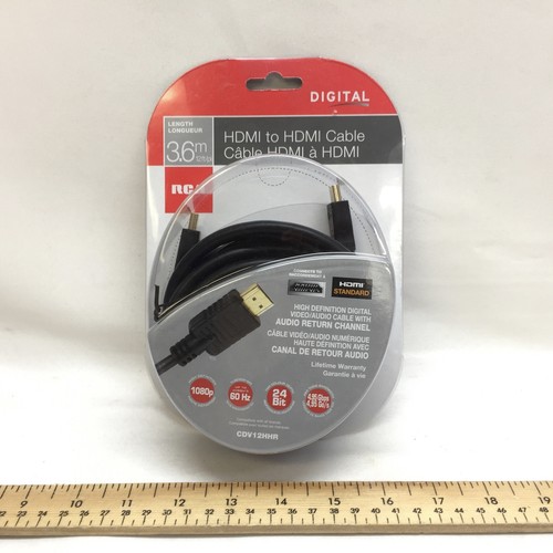 RCA 12ft HDMI to HDMI Cable CDV12HHR - Picture 3 of 4