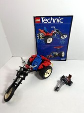 Lego Technic: Model: Street Chopper 8857 Assembled Rare (1993) + bike from 70421