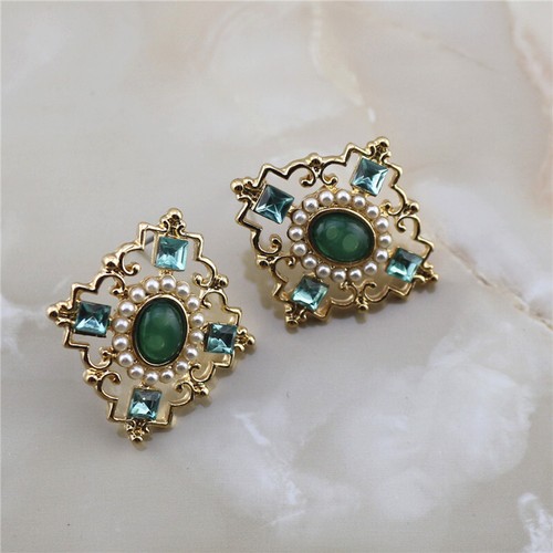 Pendientes Broche Collar Vintage Precioso Elegante Noble Joyería Antigua Regalo - Imagen 3 de 9