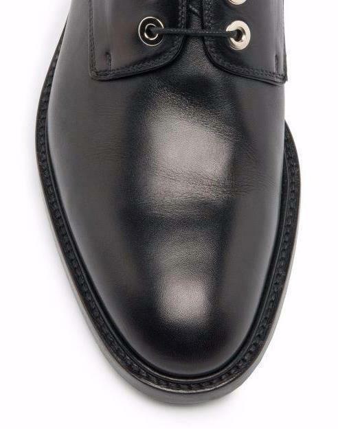 NEW GIVENCHY Black Nino Studded Lace Up Derby Shoes (Size 40 