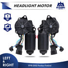 2X Headlight Headlamp Motor For Pontiac Firebird 1998-2002 Driver And Passenger (For: Pontiac)