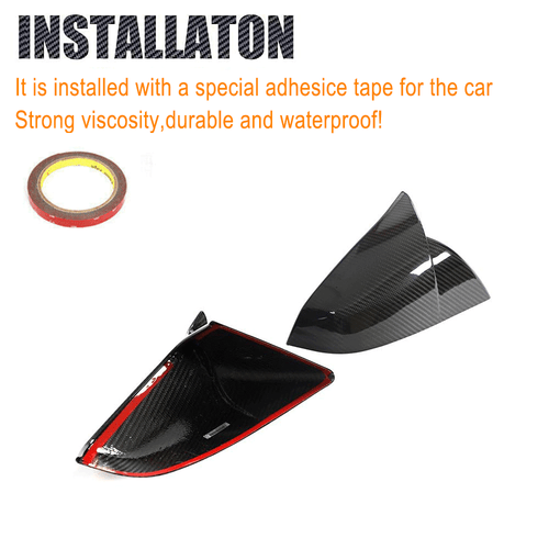 Tapas de espejo de carbono DRY espejo retrovisor exterior se adapta a Tesla Model S Plaid 21UP - Imagen 9 de 11