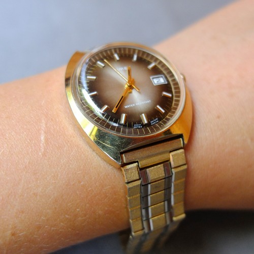 Vintage Men's Watch Timex 1974, GB, Mechanical, DATE, model 2676202574 , RARE - Bild 9 von 16
