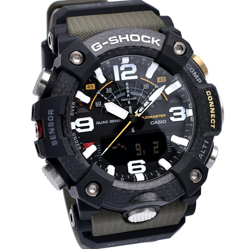 時計 G-SHOCK MASTER OF G GG-B100-1 AJF GGB100-1A | Black Mudmaster Men's Watch G-SHOCK | CASIO