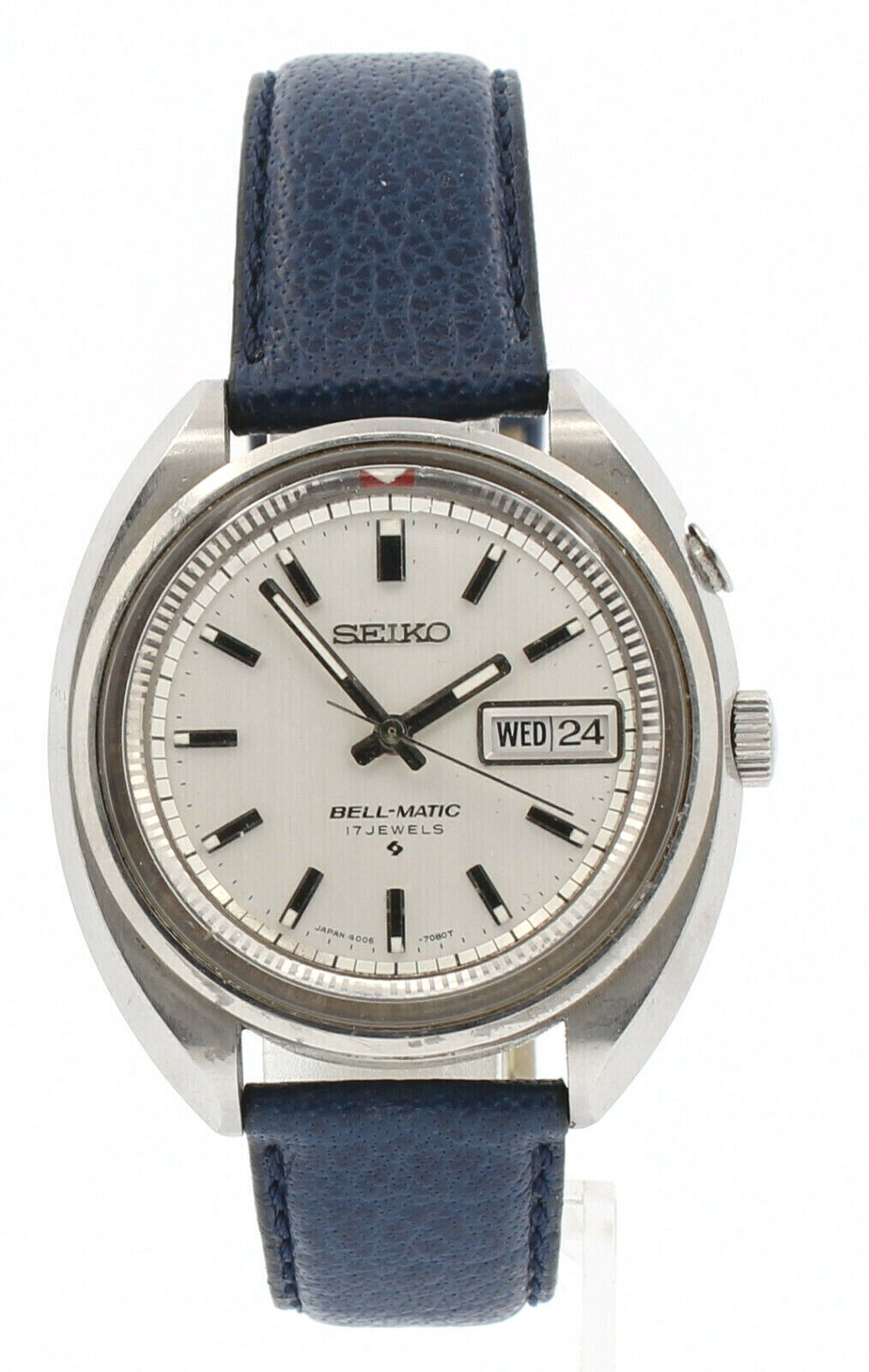 SEIKO Bell-matic Alarm DAY-DATE Stainless 38mm Auto Men's Watch Ref:  4006-7002 | eBay