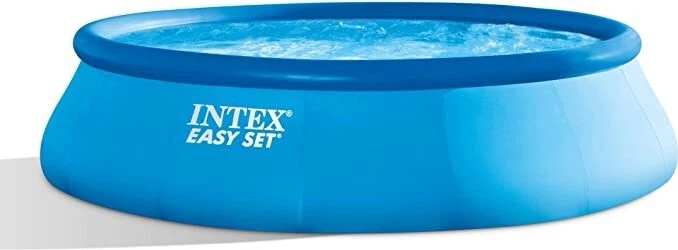 Piscina inflable sobre el suelo Intex de 15' x 48" con escalera y bomba Foto 4 de 4