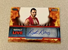 2013 Tristar Impact Wrestling Live Red Auto #L48 Austin Aries 3/5