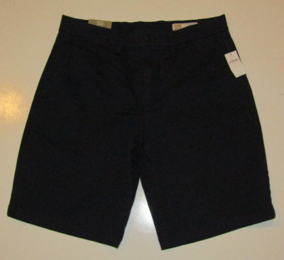 GAP Comfort Stretch Waistband Gapflex Navy Blue 10'' Shorts Sz 31 Free Shipping!