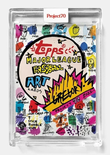 2021 Topps Project70 Card #932 Wrapper 1981 by Gregory Siff Print Run:1923