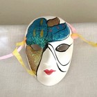 Handcrafted Venetian Style Decorative Mask Wall Art Glitter Mardi Gras Theatre