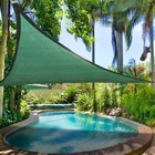 Petra's 20 Ft. X 20 Ft. X 20 Ft. Triangle (Hunter Green) Sun Sail Shade. 