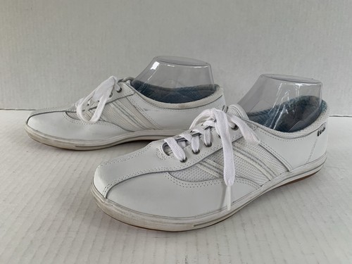 Keds Spirit White Leather Lace Up Shoes Casual Sneakers Women’s Size 8.5