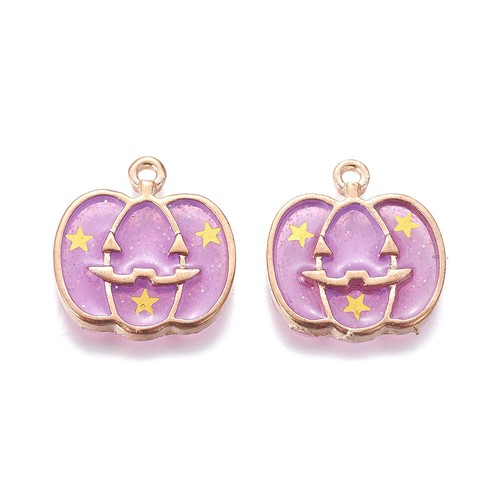 Halloween Kürbis Jack-O'-Laterne Magischer Hut Kleiner Geist Metall Anhänger Charms - Bild 3 von 88