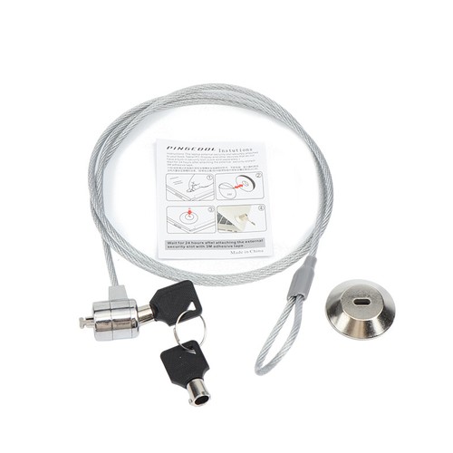 Serrure par mot de passe pour ordinateur portable serrure à clé antivol tablette fil de sécurité universel - Photo 13/14