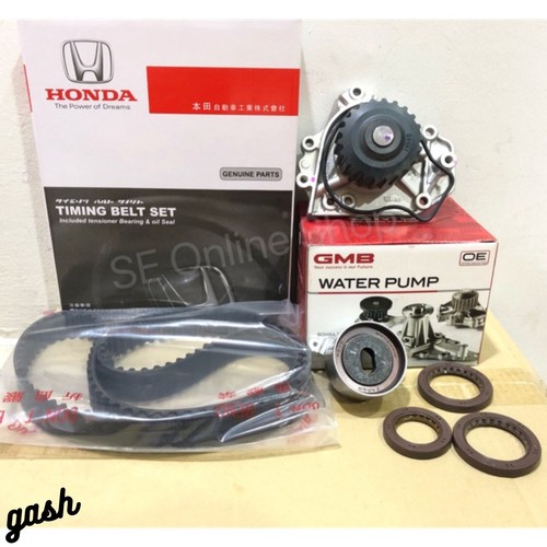 Genuine Part Set Honda CIVIC, STREAM 1.7 OEM Timing Belt & Water Pump Kit Ori - Imagen 1 de 7