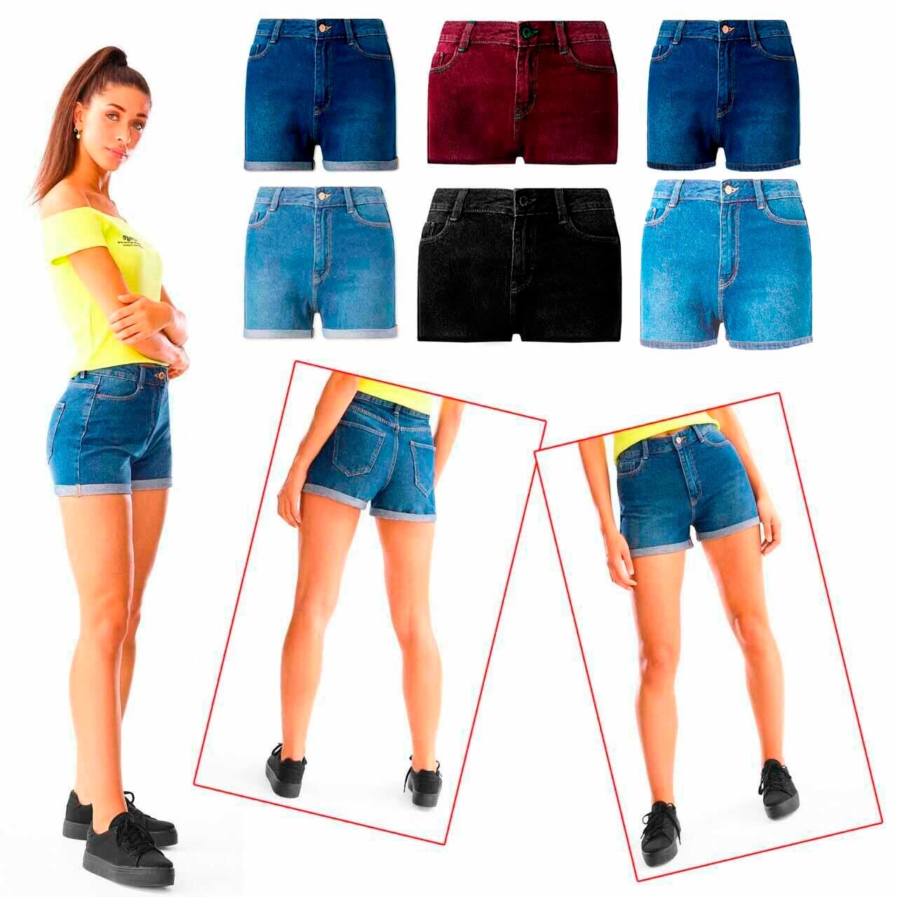 f&f women's denim shorts