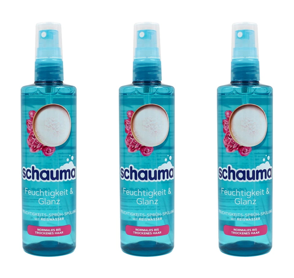 Schauma Feuchtigkeit & Glanz Feuchtigkeits-Sprüh-Spülung , 3x200ml EA747942