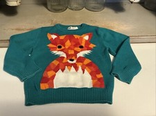 H M Size 2-4 Years 2T 4T Fox Sweater Knit Foxes Pullover A3