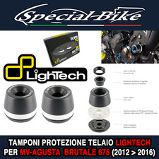 Tamponi Protezione Telaio LIGHTECH per MV AGUSTA BRUTALE 675 2012>2016 STEMV202 