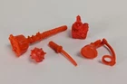 1990 TMNT Creepy Crawlin Splinter Wacky Action Accessory Group Lot Weapons