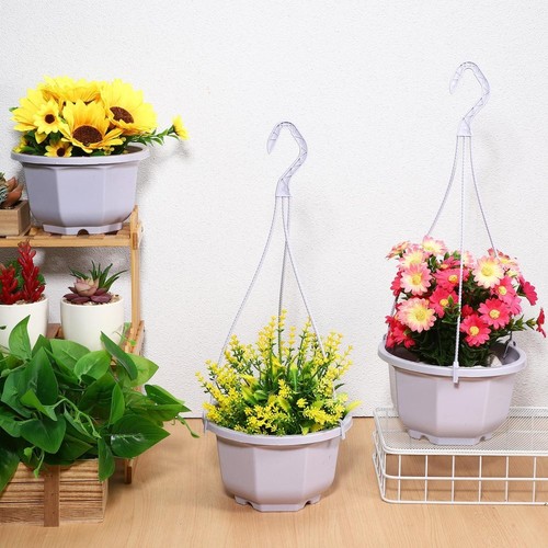 10 Pcs Spider Plant Plastic Flower Pot Hanging Pots Flowers Basket - Bild 11 von 11