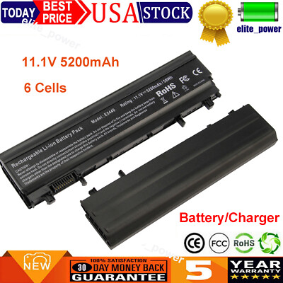 Battery/Charger For Dell Latitude E5440 E5540 Series VVONF WGCW6 5200mAh Laptop