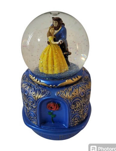 Globo de nieve musical de Disney La Bella y la Bestia The Smash Hit Broadway en caja - Imagen 4 de 11
