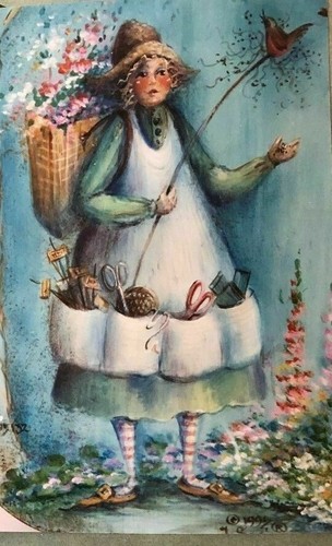 Tole Painting Pattern Packet: The Gardener by Jo Sonja Jansen - Picture 3 of 4
