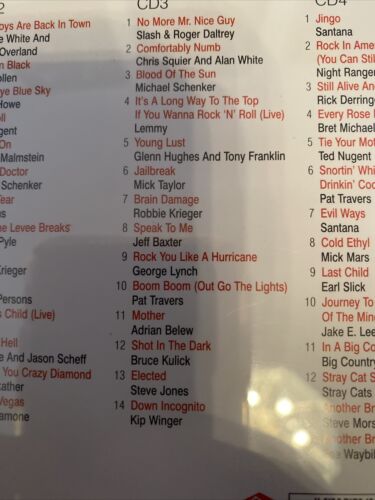 Verschiedene Künstler Sounds Of Rock UK Import 4 CD Set seltene Cover Songs! Siehe Bilder - Bild 5 von 18