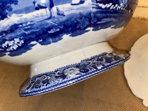 Historisches Staffordshire Suppe Tureen Modifonham Haus Pishobury um 1825 - Bild 13 von 13