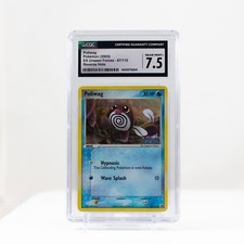 Pokemon Poliwag Reverse Holo #67 EX Unseen Forces 2005 CGC 7.5 