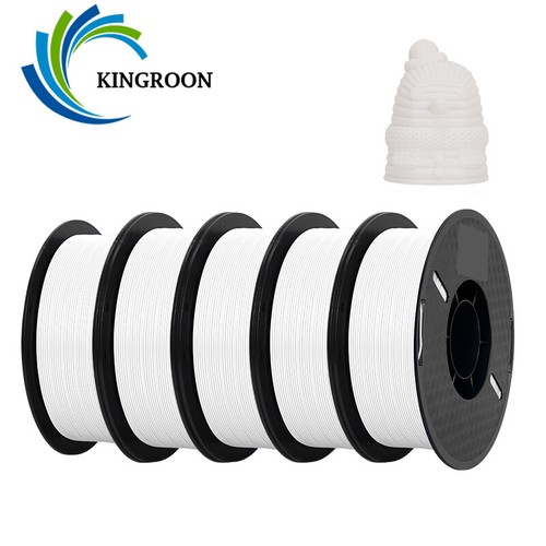 10KG 5KG Kingroon PETG PLA Filament Drukarka 3D 1,75 mm Szpula Czarna Błyszcząca FDM - Zdjęcie 36 z 46