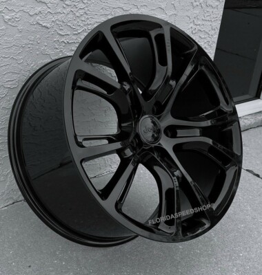 GLOSS BLACK SRT8 SPIDER MONKEY WHEELS 20x9