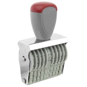Office-10-Band-5mm-x-3mm-Rubber-0-9-Numbers-Numbering-Stamp-Gray-Red-T5P6