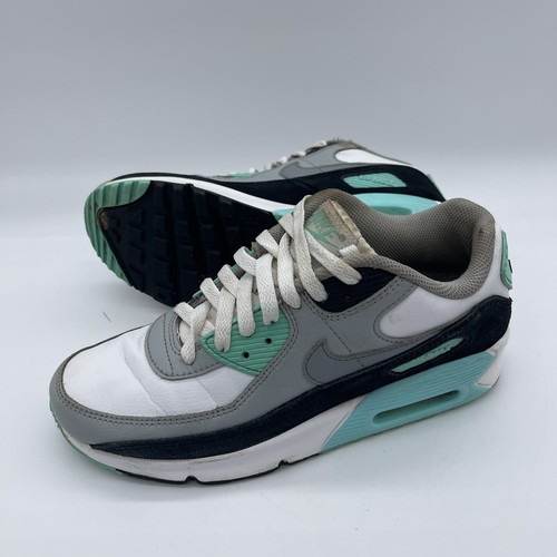 Nike Air Max 90 Youth Size 6Y Running Shoes CD6864-102 'Hyper Turquoise' Sneaker - Picture 3 of 12