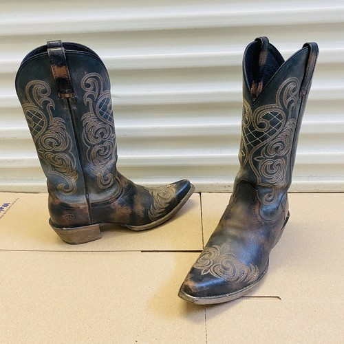 Ariat "Bright Lights" 10015375 Damen Western Cowboy spitz zulaufend Stiefel Größe 7,5B - Bild 8 von 21